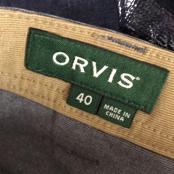 Orvis gray cotton blend lightweight shorts size 40 - Picture 6 of 7